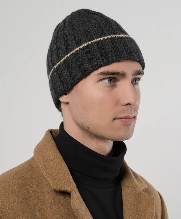Brunello Cucinelli Gray cashmere hat